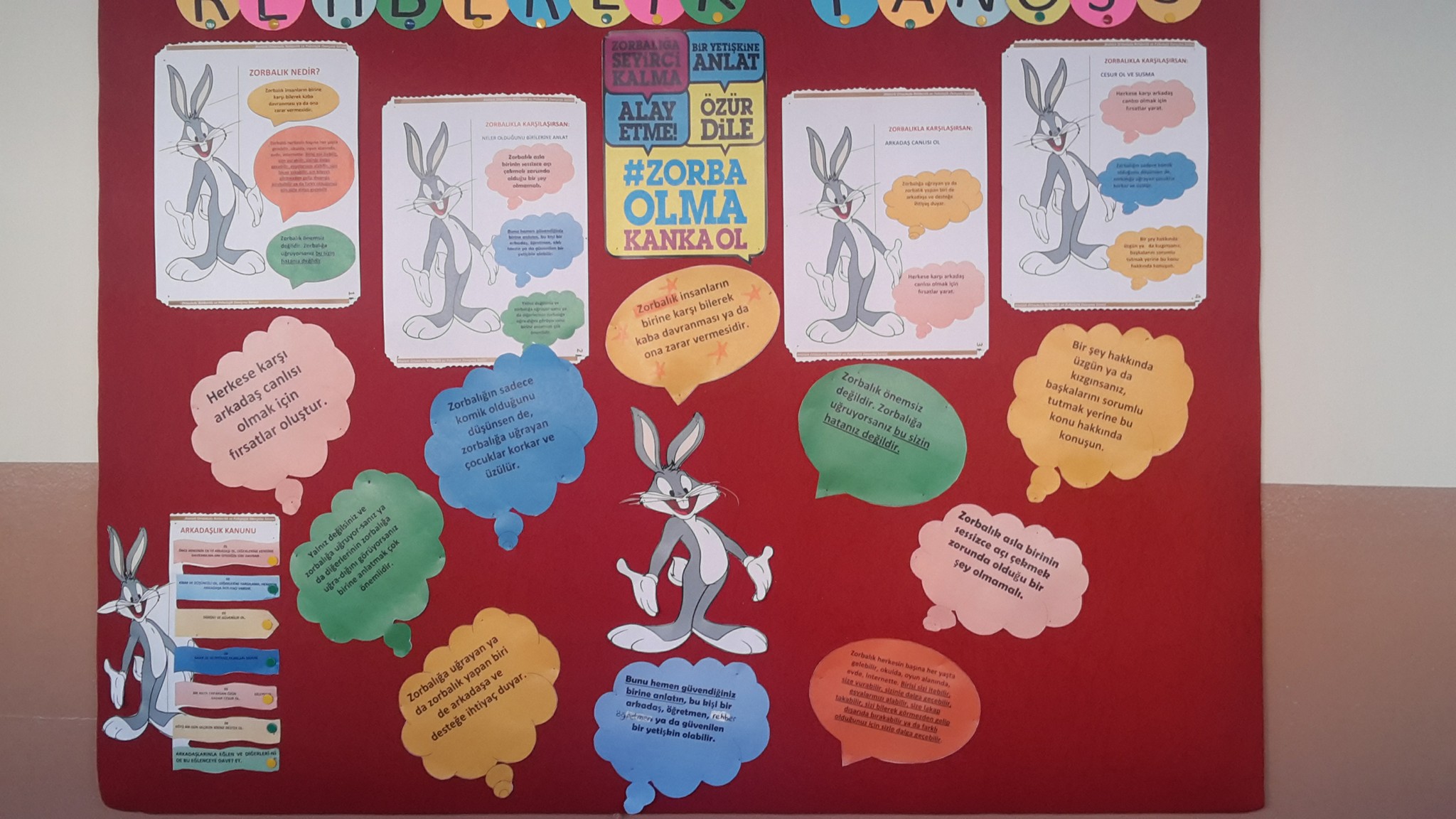 Zorbalık Panosu – Zorba olma Kanka ol