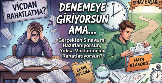Denemeye Giriyorsun Ama